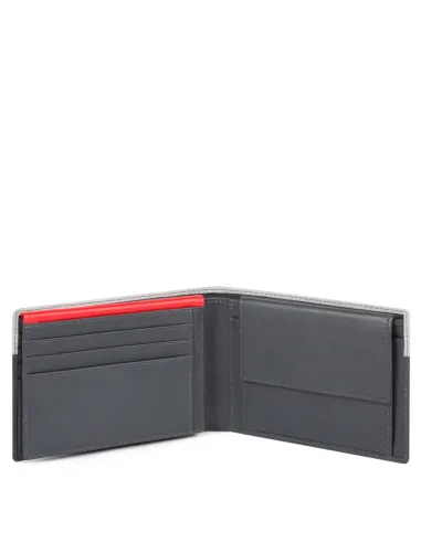 Herrenbrieftasche aus Leder  mit...