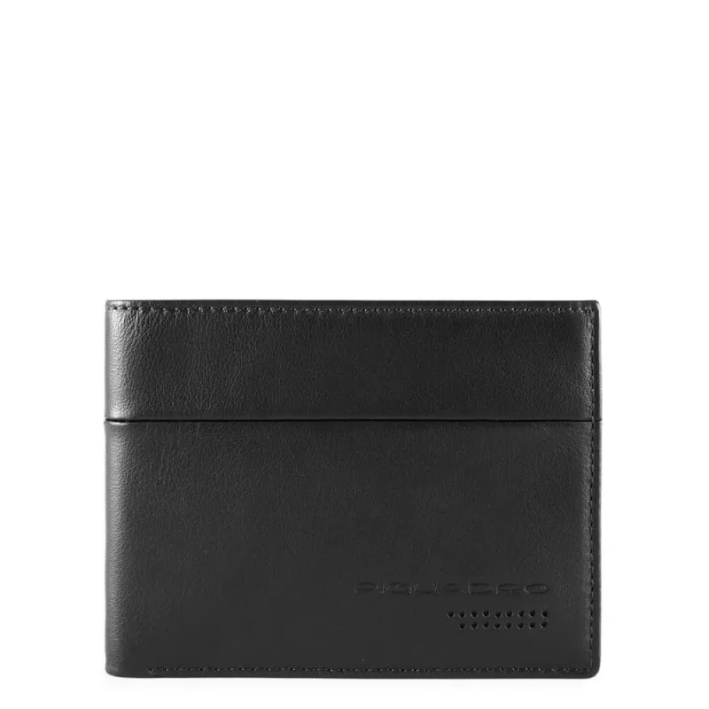 Men's wallet with flip up ID window, coin pocket Urban black 2