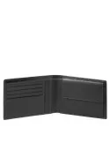 Men's wallet with coin pocket Urban black