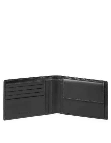 Men's wallet with coin pocket Urban black