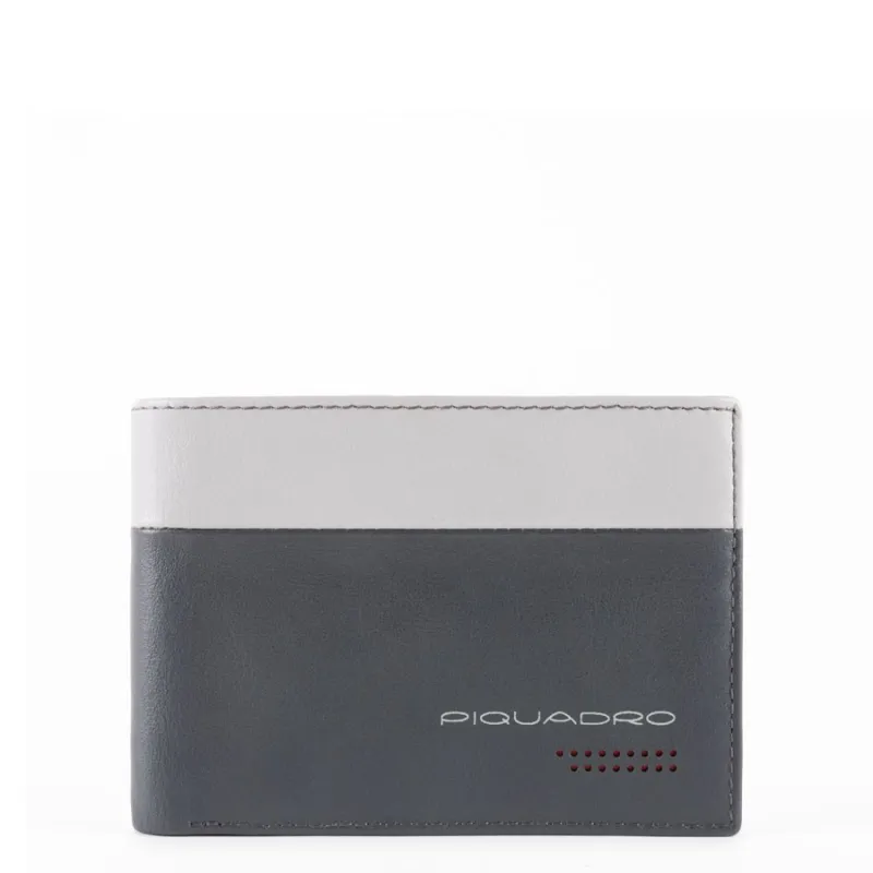 Piquadro Urban Men's wallet with coin pocket grey 2
