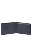 Men's wallet with coin pocket Urban blue