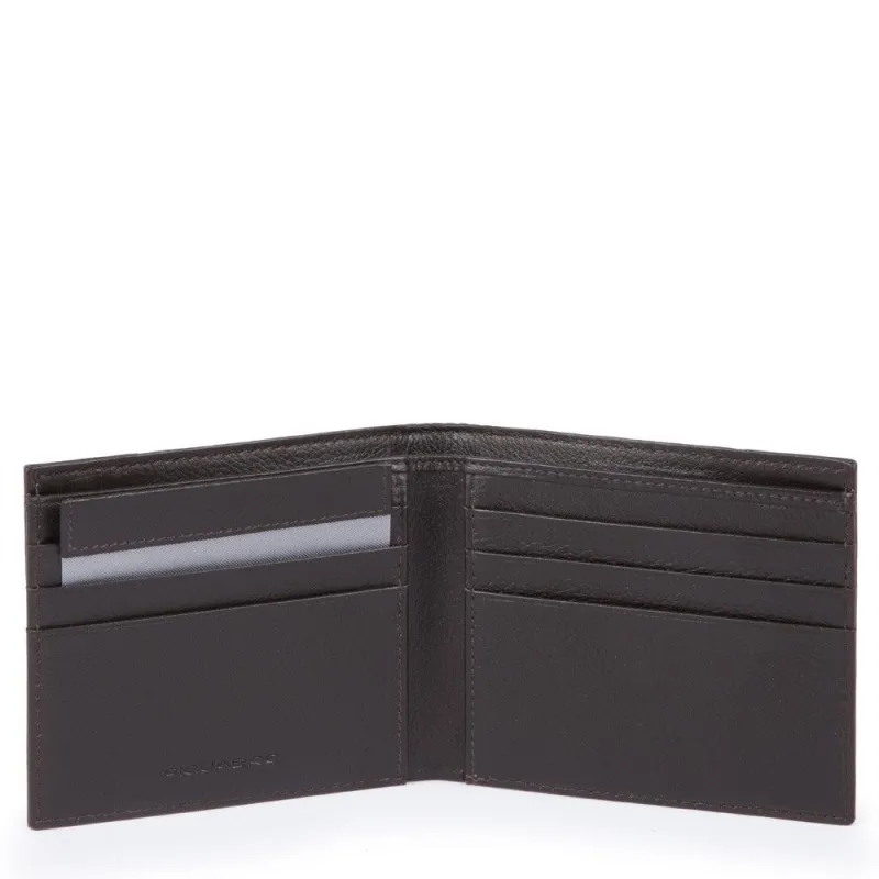 Piquadro P16 men's wallet with removable credit card...