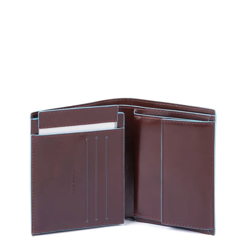 Portafogli verticale con tasca porta monete e porta...