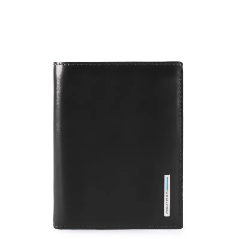 Portafogli uomo a libro con portamonete e porta documenti... 2