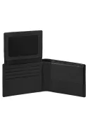 Men's wallet with flip up ID window, coin pocket Modus Special black