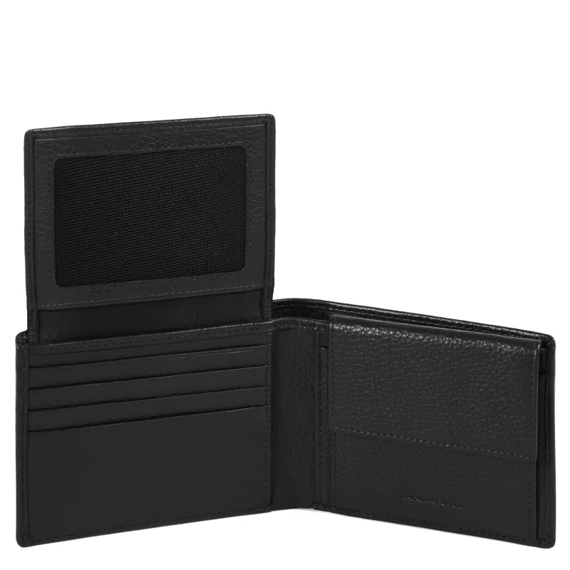Men's wallet with flip up ID window, coin pocket Modus...