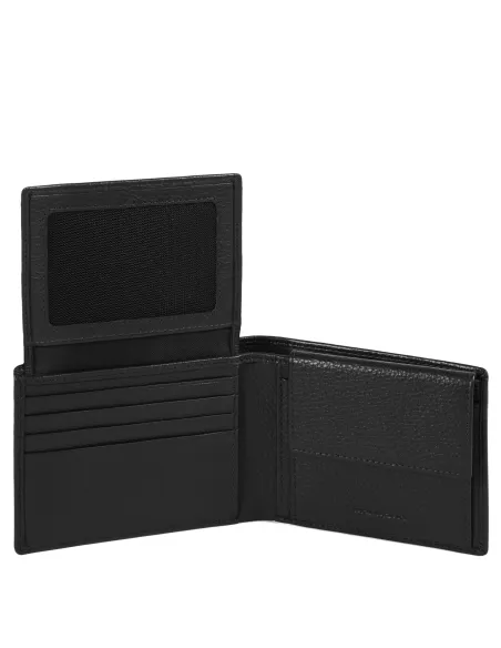 Men's wallet with flip up ID window, coin pocket Modus Special black