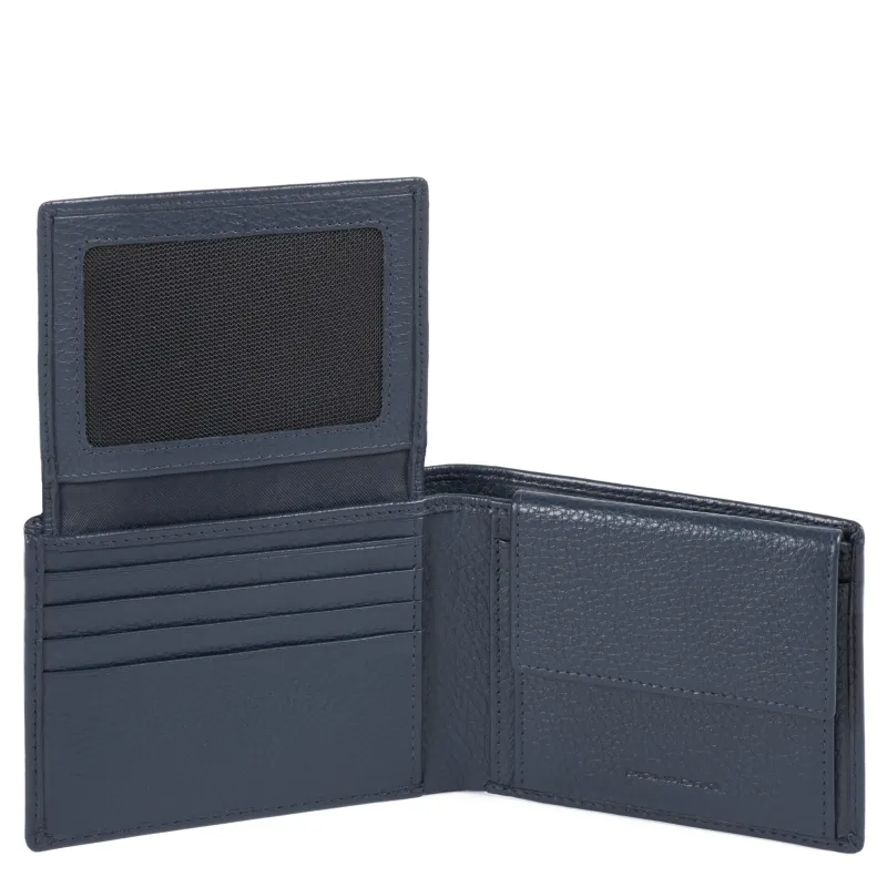 Men's wallet with flip up ID window, coin pocket Modus...
