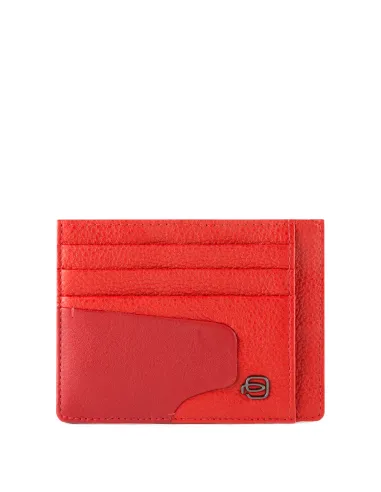 Pocket credit card pouch Akron red