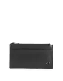 Piquadro Slim credit card holder with zipped black