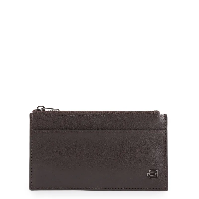 Bustina sottile portacarte di credito con zip Piquadro B3...