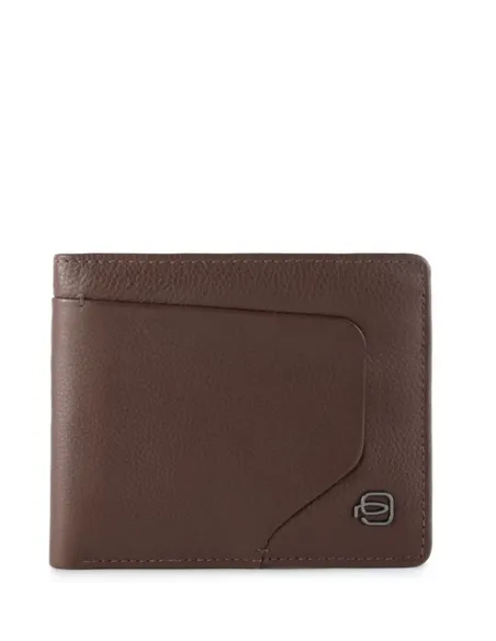 Small size men's wallets Akron dark brown