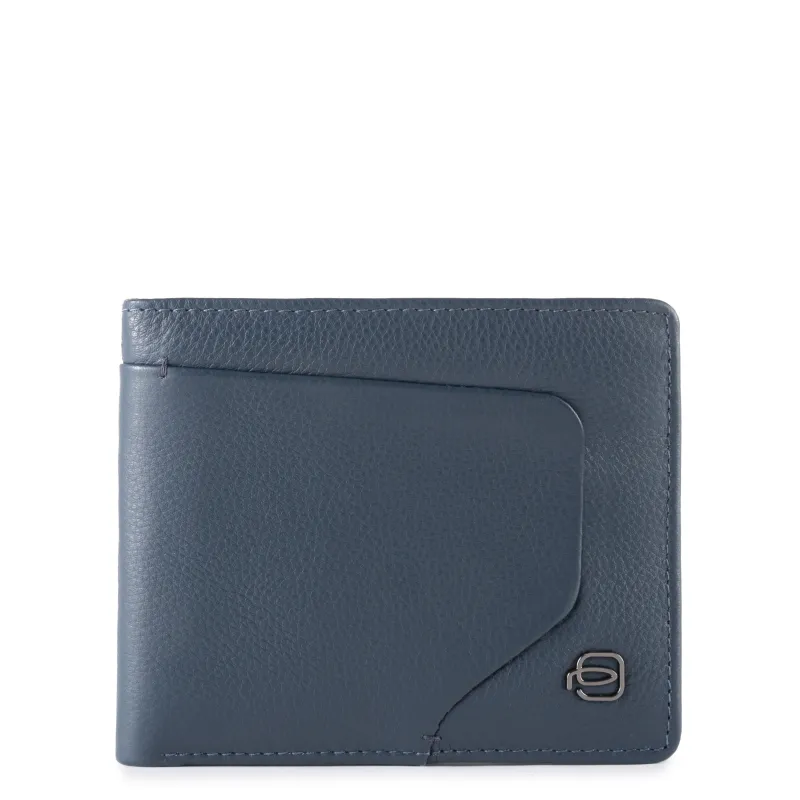 Small size men's wallets Akron blue 2