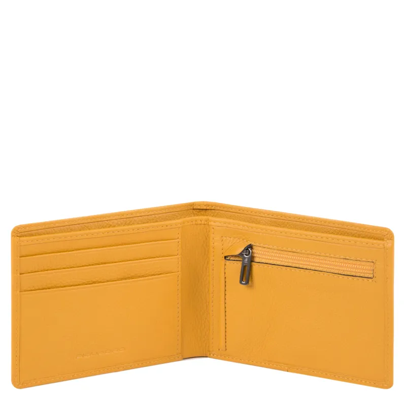 Piquadro Akron Small Size Men's wallet, with zipped coin...