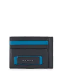 Piquadro Pocket credit card pouch blue