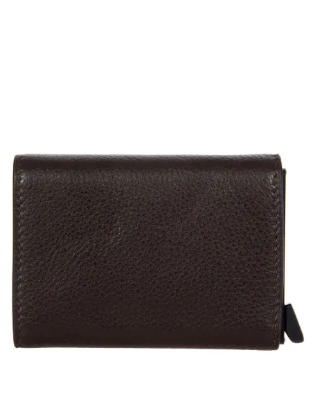 Porsche Design Banknoten- und Kreditkarteninhaber mit Schiebesystem Dunkelbraun