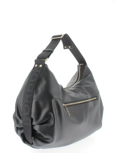 Borsa in pelle Borbonese nera