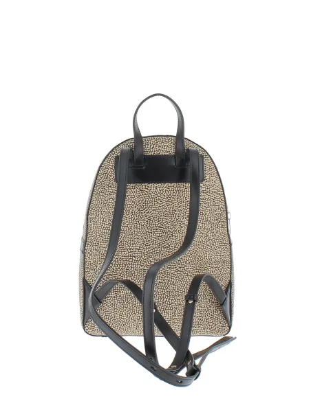 Borbonese Graffiti Damenrucksack OP Natur-Schwarz