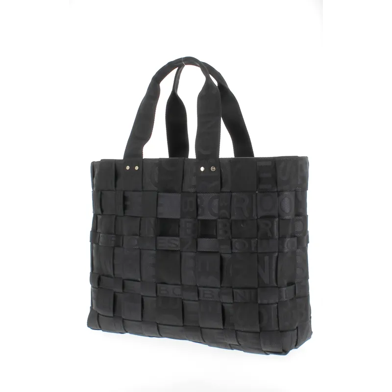 Borbonese Two-handled shopping bag black 2