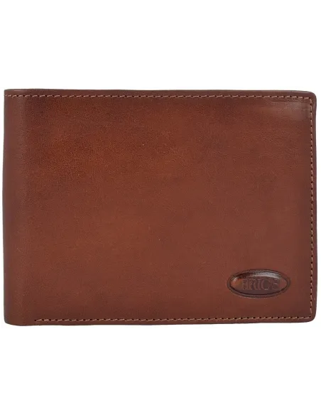 Brics Monte Rosa men's wallets with credit card slots brown