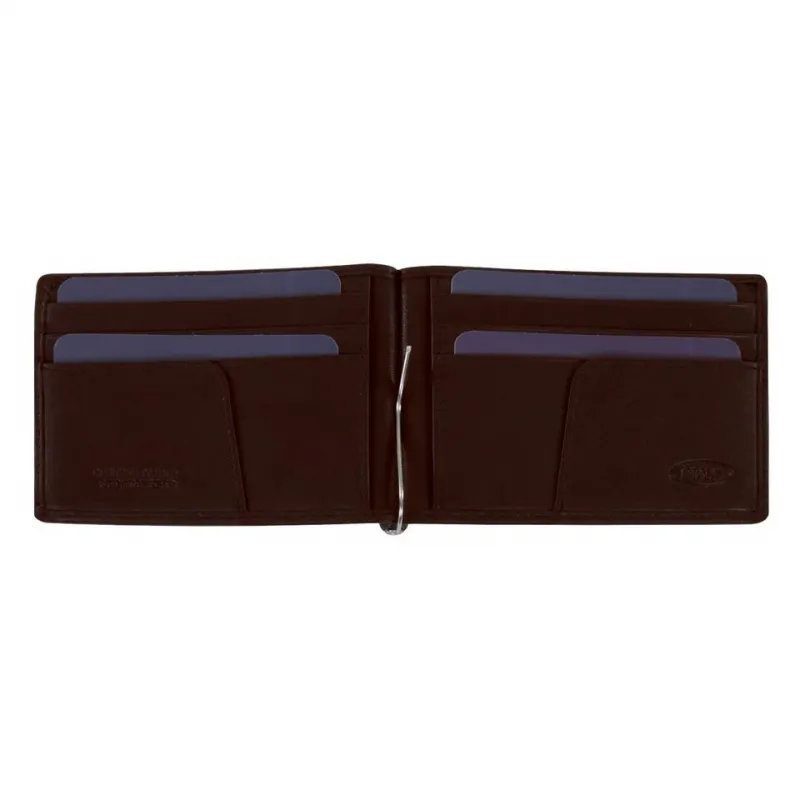 Brics Cervino leather cash holder dark brown 2