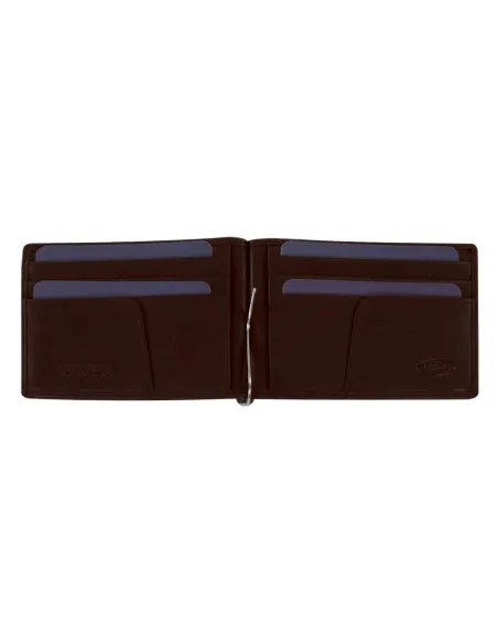 Brics Cervino leather cash holder dark brown