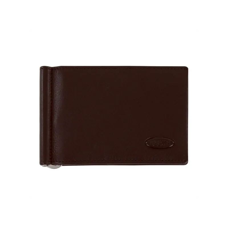 Bric's Money clip dark brown