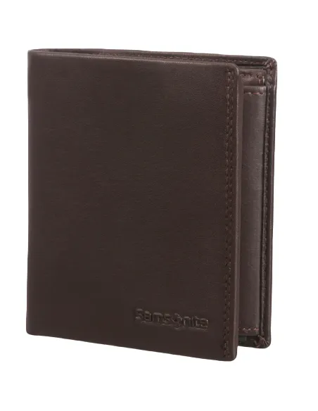 Samsonite Small leather wallet Ebony Brown
