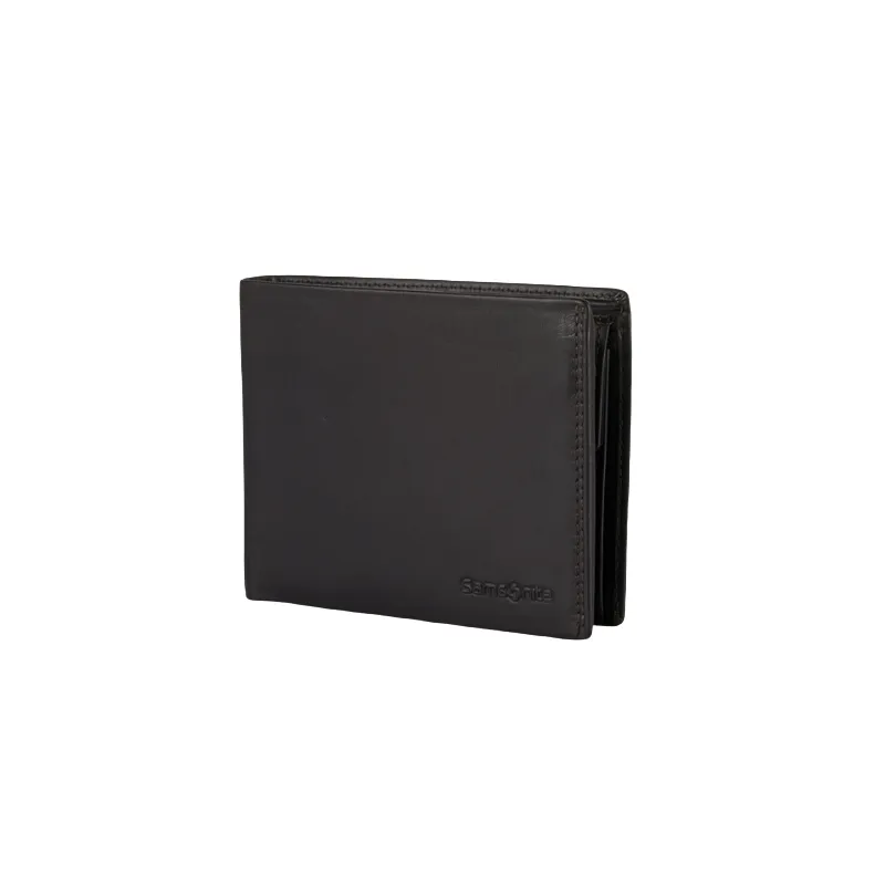Samsonite SLG Men's wallets with coins pocket dark brown
