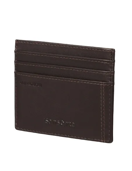 Samsonite Pocket credit card pouch dark brown