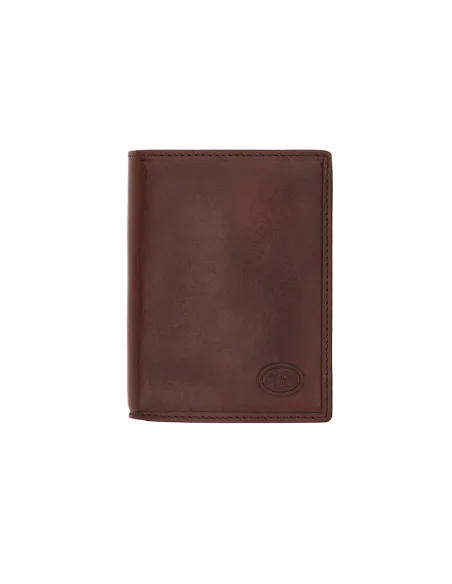 The Bridge Story vertical wallet with document holder and coin purse
