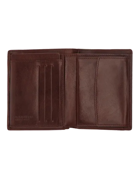 The Bridge Story vertical wallet with document holder and coin purse