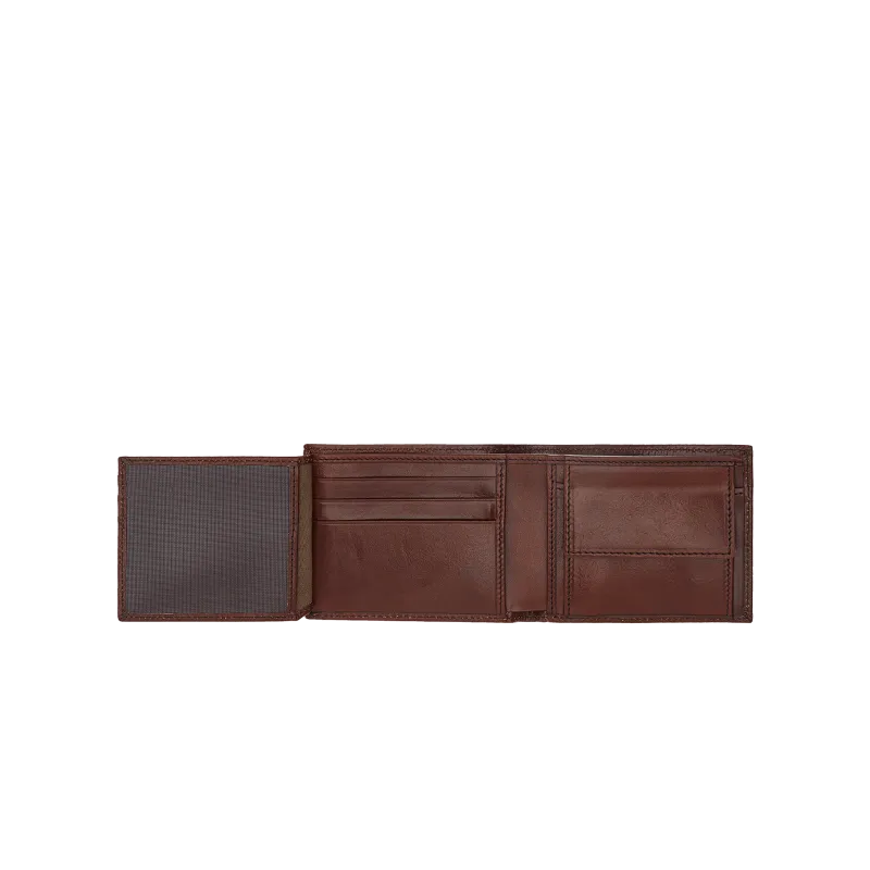 The Bridge wallets with window ID and coin purse brown