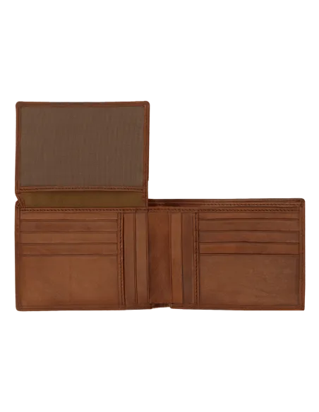 Men's wallets The Bridge with ID window and credit card slots brown