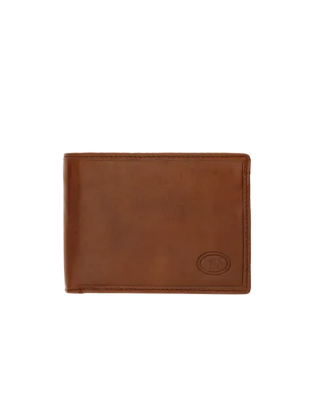 The Bridge Men's wallet with flip up ID window brown