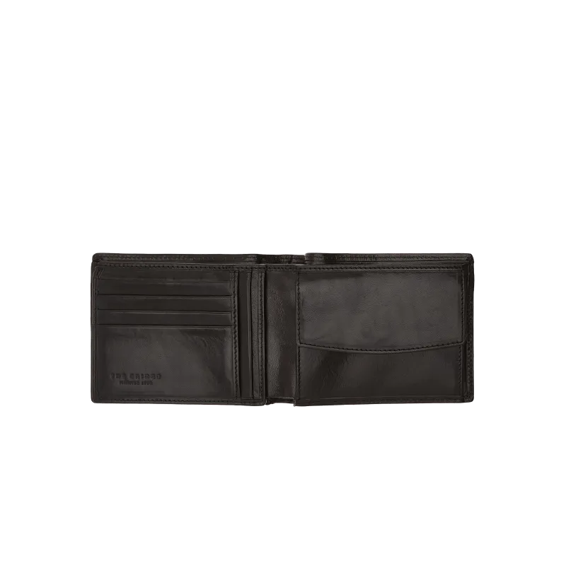 The Bridge Men's wallet with flip up ID window black 2
