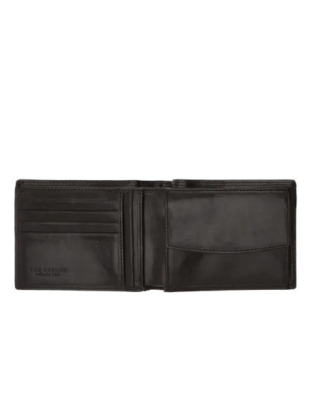 The Bridge Men's wallet with flip up ID window black