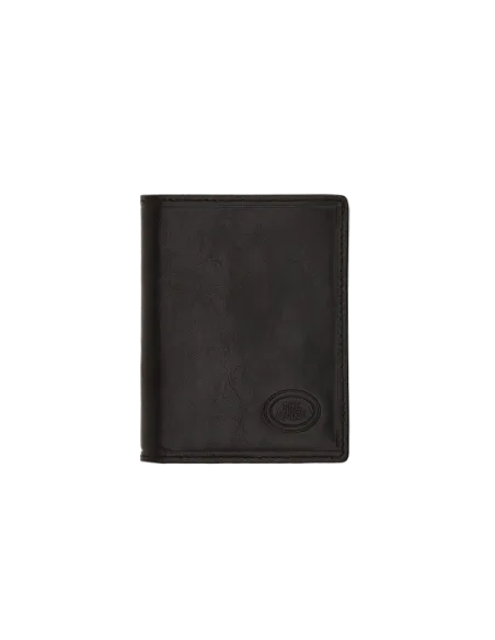 Portafogli uomo piccolo con spazi per carte di credito The Bridge nero