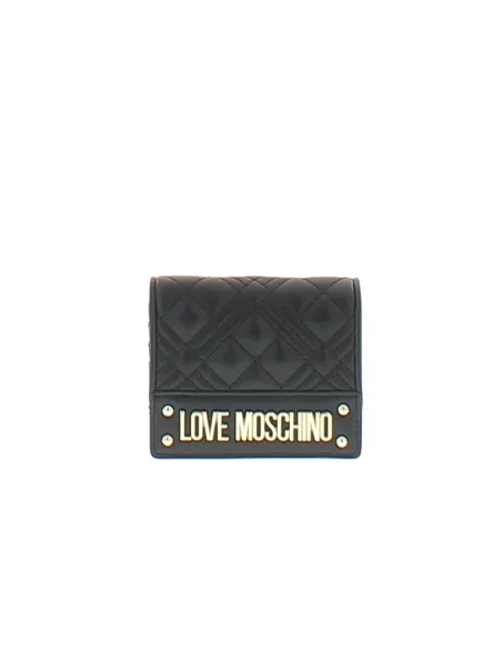 Love Moschino Kompakte Damen-Geldbörsen schwarz