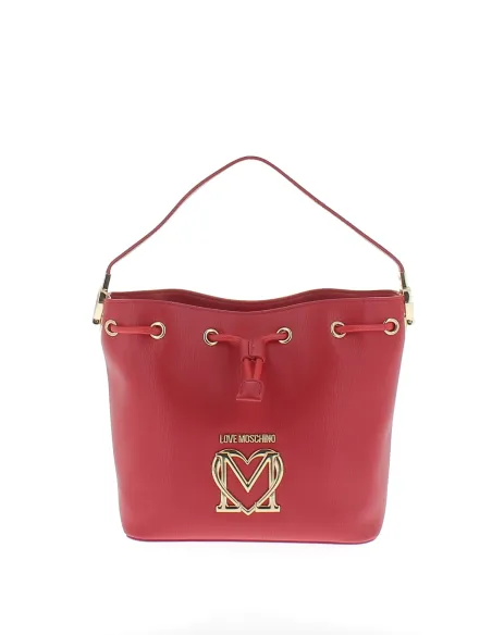 Love Moschino Small bucket bag red