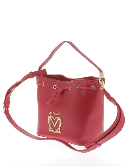 Love Moschino Small bucket bag red