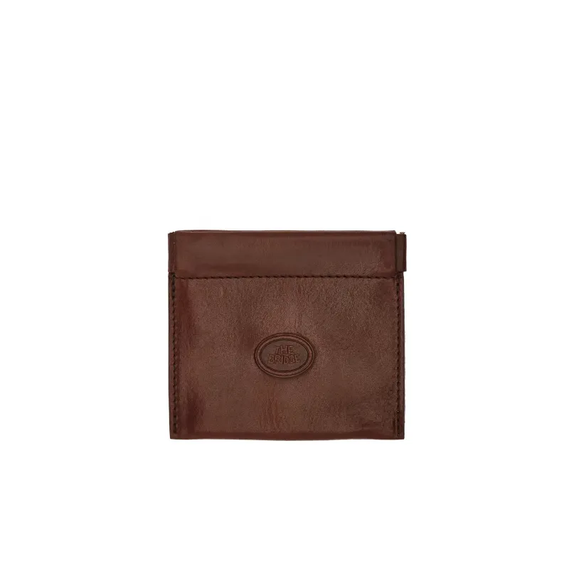 The Bridge leather coin purse brown