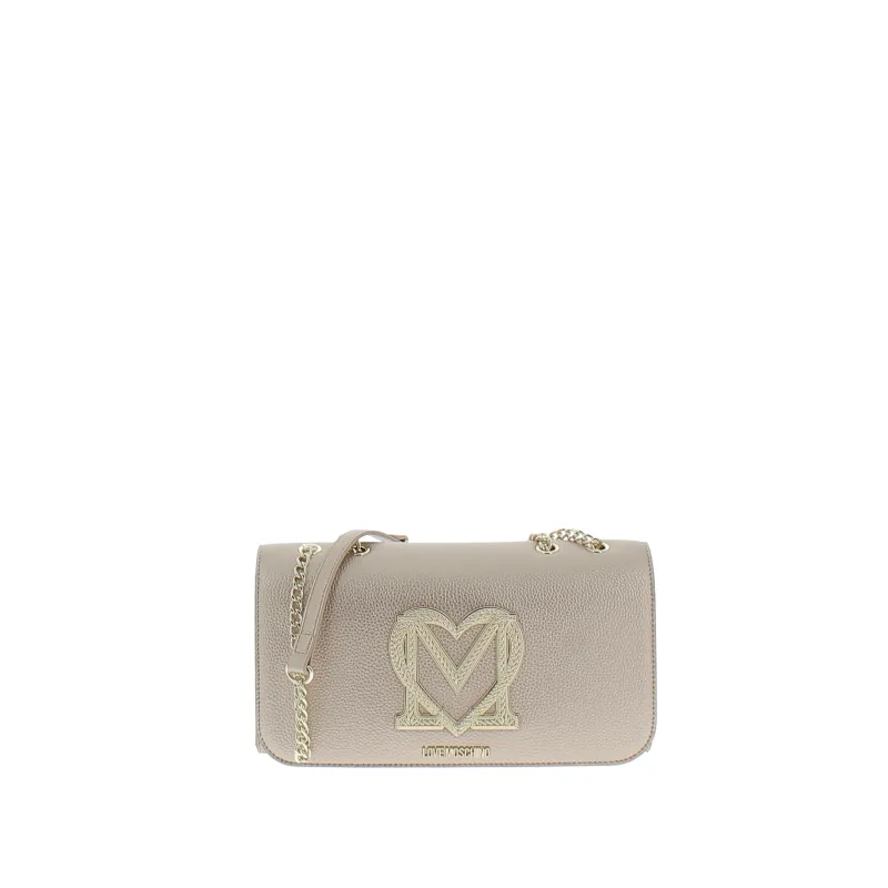 Love Moschino Shoulder bag with flap fastening gold