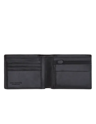 Men's wallet with zipped coin pocket...