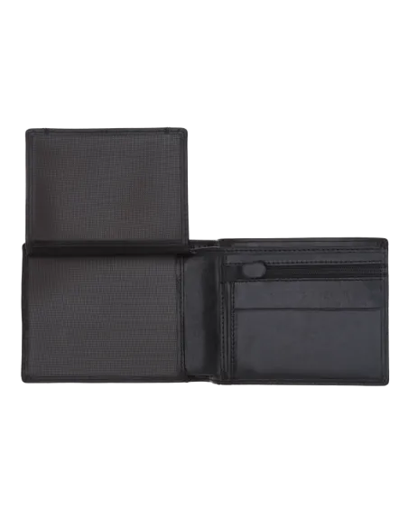 Men's wallet with zipped coin pocket and ID pocket The Bridge