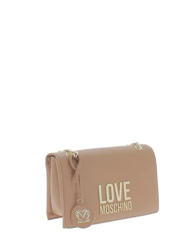 Tracolla donna Love Moschino cuoio