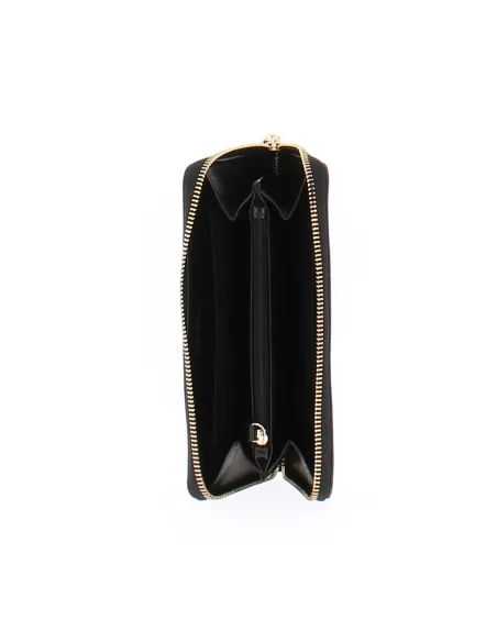 Portafogli Love Moschino effetto saffiano rosso