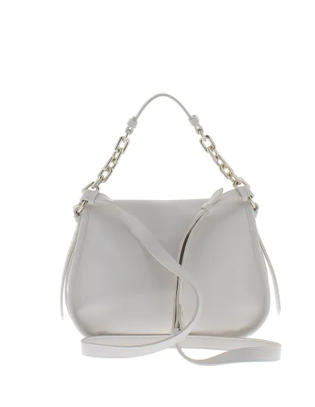 Trussardi Mittlere Schultertasche weiß