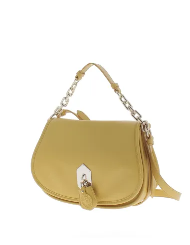 Trussardi Mittlere Schultertasche gelb